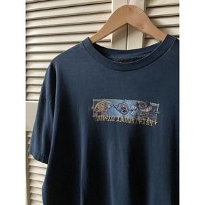 Vintage World Industries Navy Blue Skate Tee T-Shirt Made in USA Men's Size XL